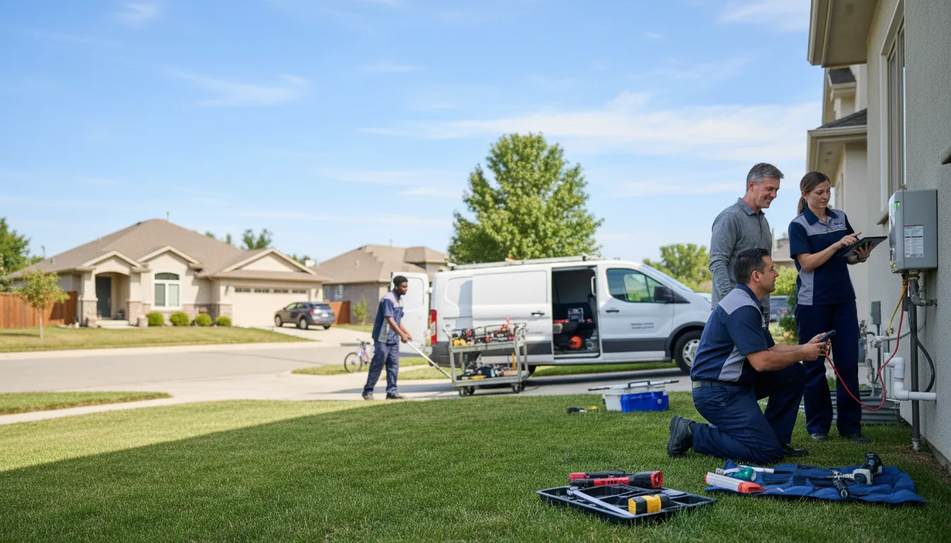 Tankless water heater service in Groveport, OH